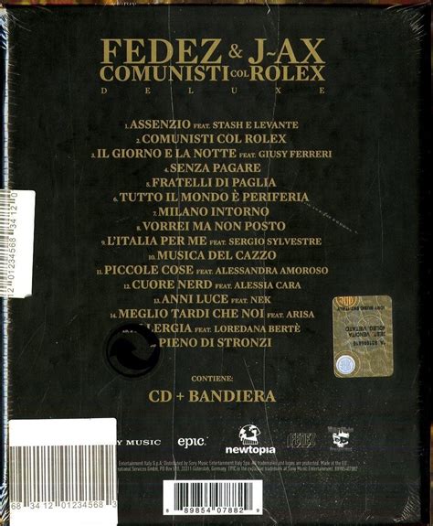 discogs fedez comunisti con il rolex|Esce oggi “COMUNISTI COL ROLEX”, il primo album di J.